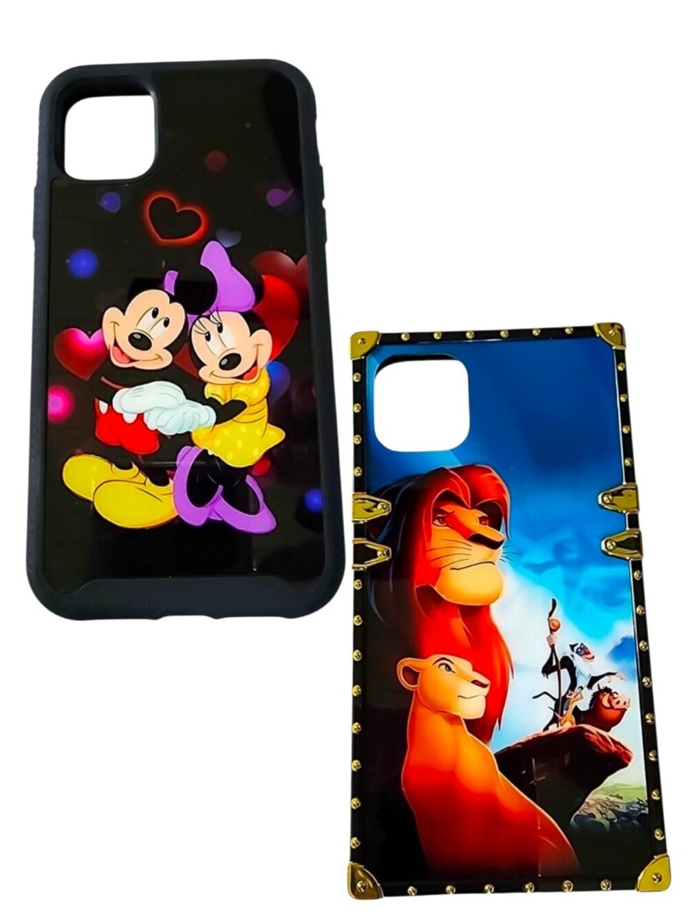 2pc Disney Mickey/Minnie & Lion King Cases For iPhone 11